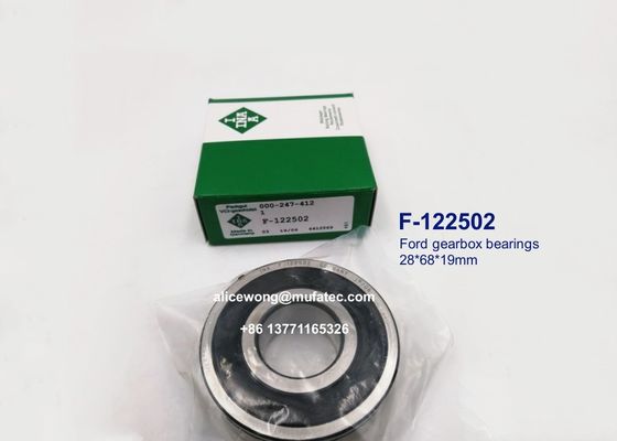 F-122502 Ford gearbox bearings without snap ring 28*68*19mm