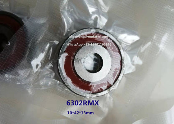 6302RMX overbearing car motor idler pulley bearing non-standard ball bearing 10*42*13mm