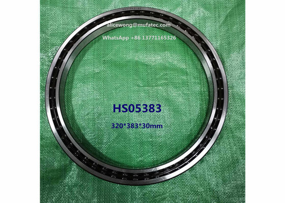 HS05383 excavator bearing thin section angular contact ball bearing 320*383*30mm