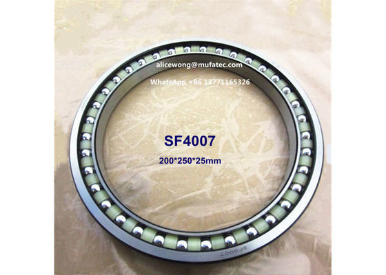 SF4007 excavator bearing single row angular contact ball bearing 200*250*25mm
