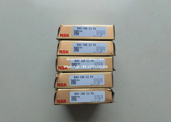 B40-188 C3P5A hybrid ceramic ball bearing high speed servo motors 40*80*18mm