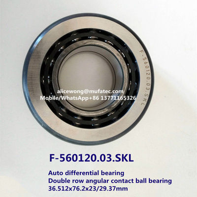 F-560120 F-560120.03.SKL Honda RAV4 transmission differential bearings double row ball bearings 36.512*76.2*23/29.37mm