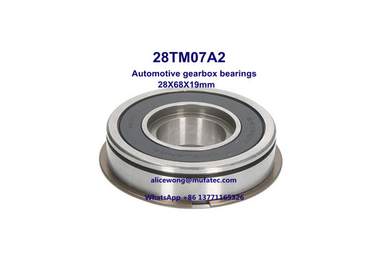 28TM07A2 28TM07 Nissan gearbox bearings 28x68x19mm deep groove ball bearings with snap ring