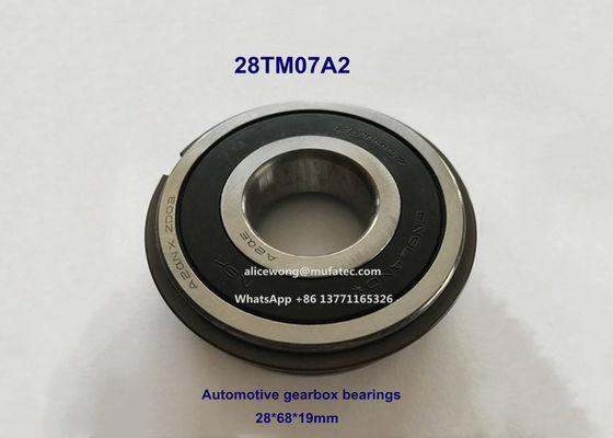 28TM07A2 28TM07 Nissan gearbox bearings 28x68x19mm deep groove ball bearings with snap ring