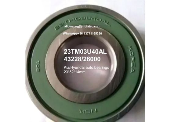 23TM03U40AL 23TM03 43228-26000 Kia Hyundai transfer case bearings 23x52x14mm