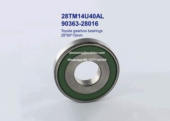 28TM14U40AL 28TM14 90363-28016 Toyota gearbox bearings 28x69x15mm