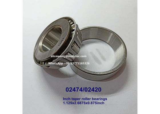 02474/02420 automotive differential bearings inch tapered roller bearings 1.125x2.6875x0.875inch