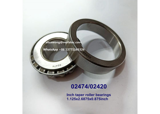 02474/02420 automotive differential bearings inch tapered roller bearings 1.125x2.6875x0.875inch