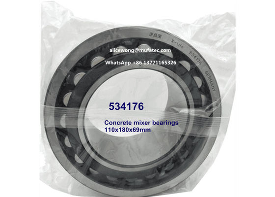 534176 Concrete mixer bearings taper roller bearings 110x180x69mm