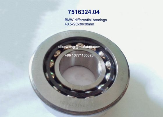 7516324.04 7516324 BMW differential bearings angular contact ball bearings 40.5*93*30/38mm