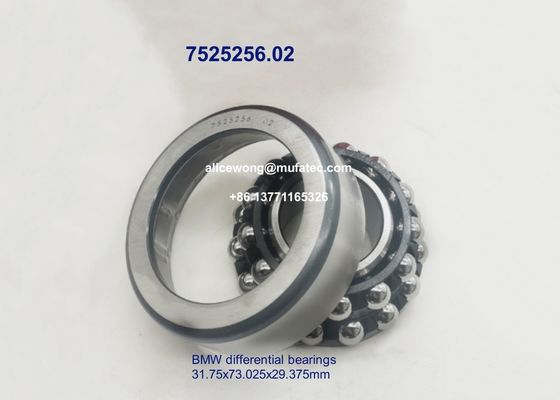 7525256.02 7525256 BMW differential bearings double row ball bearings 31.75x73.025x29.375mm