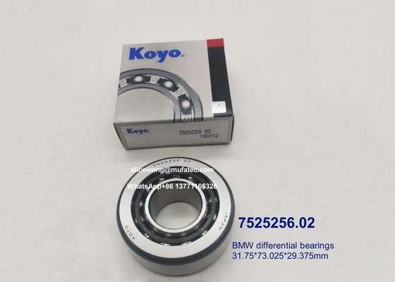 7525256.02 7525256 BMW differential bearings double row ball bearings 31.75x73.025x29.375mm