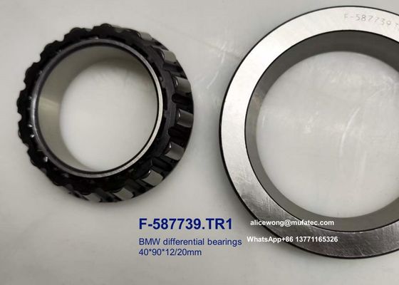 F-587739.TR1 F-587739 BMW Diff Bearings Tapered Roller Bearings With Nylon Cage 46*90*12/20mm