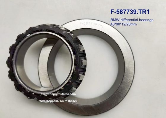 F-587739.TR1 F-587739 BMW Diff Bearings Tapered Roller Bearings With Nylon Cage 46*90*12/20mm