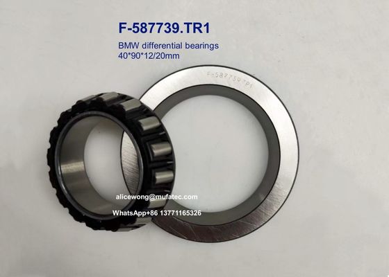 F-587739.TR1 F-587739 BMW Diff Bearings Tapered Roller Bearings With Nylon Cage 46*90*12/20mm