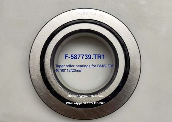 F-587739.TR1 F-587739 BMW Diff Bearings Tapered Roller Bearings With Nylon Cage 46*90*12/20mm