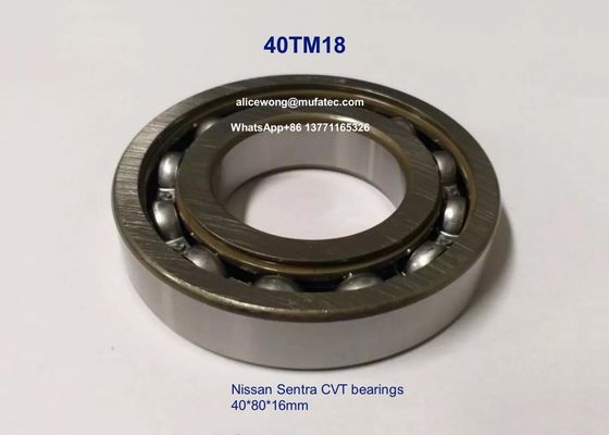 40TM18 40TM18U40AL Nissan Sentra CVT transmission part bearings deep groove ball bearings 40*80*16mm