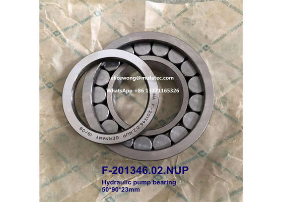 F-201346.02.NUP 50x90x23mm Outer Ring Size Full-Complement Bearing for Hydraulic Pumps