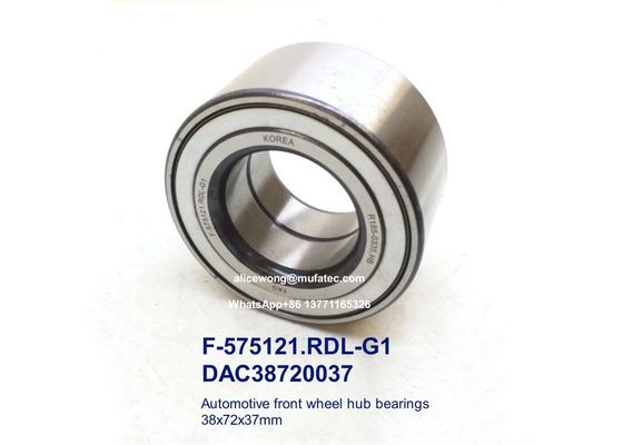 F-575121.RDL-G1 F-575121 DAC38720037 front wheel hub bearings double row angular contact ball bearings 38*72*37mm