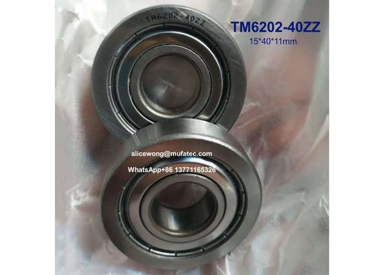 TM6202-40ZZ 280℃ high temperature bearings for two-way stretch equipment ball bearings 15*40*11mmmm