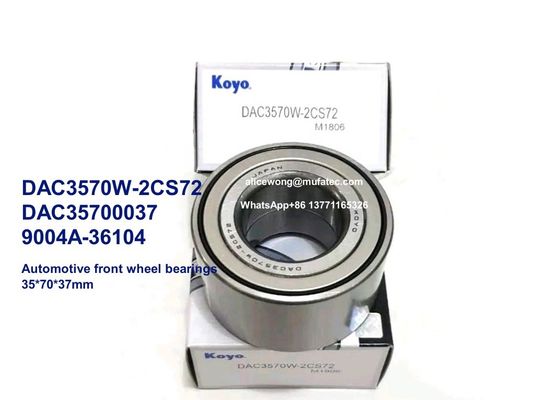 DAC3570W-2CS72 DAC3570W 9004A-36104 DAC35700037 automotive wheel bearings 35x70x37mm