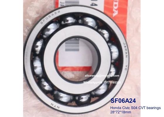 SF06A24 Honda Civic S04 gearbox bearings special ball bearings for Honda repair and maintenance 28x72x18mm