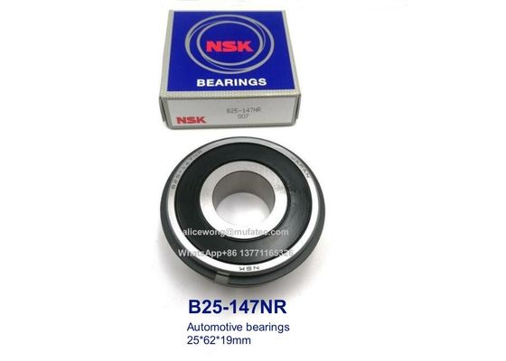 B25-147NR automotive bearings special ball bearings with circlip 25x62x19mm