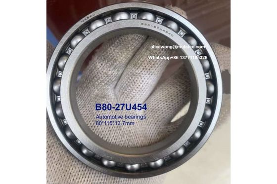 B80-27U454C B80-27 automotive bearings special ball bearings 80x115x13.7mm
