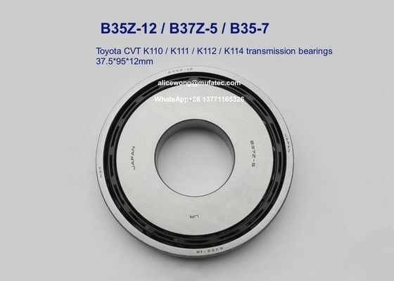 B35Z-12 B35-7 B37Z-5 Toyota CVT K110 K111 K122 K114 pulley bearings 37.5x95x12mm