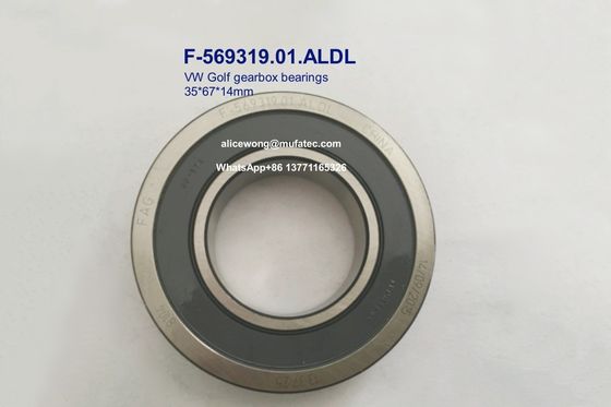 F-569319.01 VW Golf gearbox bearings Special ball bearing with double rubber seals 35*67*14mm