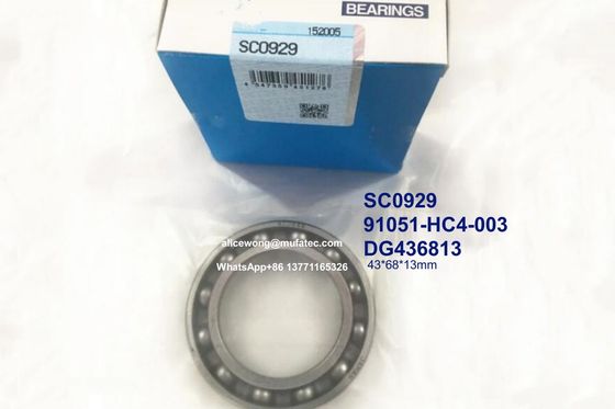 SC0929 DG436313 91051-HC4-003 Honda ATV bearings special deep groove ball bearings 43*68*13mm