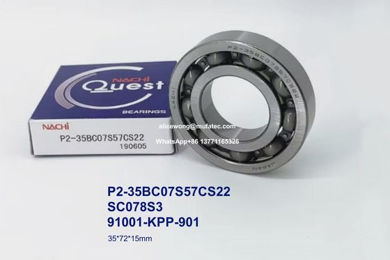 P2-35BC07S57CS22 35BC07 SC078S3 91001-KPP-901 Honda CBR150R crankshaft bearings 35*72*15mm