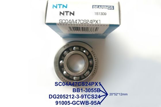 SC04A47CS24PX1 SC04A47 BB1-3055B DG205212-3-9TCS24 91005-GCWB-95A auto crankshaft bearings 20*52*12mm