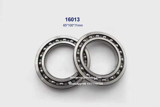 16013 thin section deep groove ball bearings 65*100*11mm