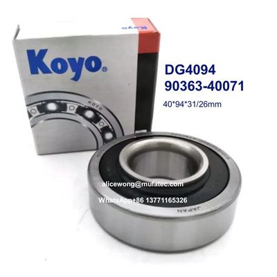 DG4094W 90363-40071 auto wheel hub bearings higher inner ring bearings 40*94*31/26mm