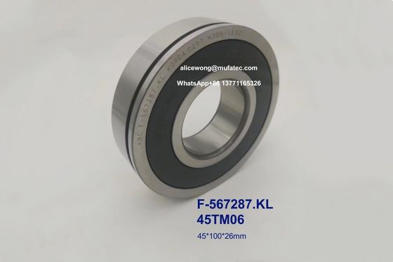 F-567287.KL 45TM06 automotive gearbox bearings special ball bearings 45*100*26mm