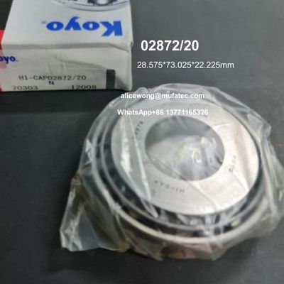 02872/20 automotive bearings taper roller bearings 28.575*73.025*22.225mm