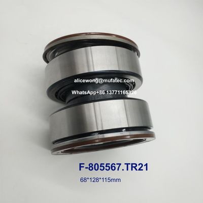 F-805567.TR21 automotive wheel bearing truck bearings double row taper roller bearings 68*128*115mm