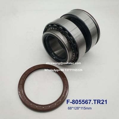 F-805567.TR21 automotive wheel bearing truck bearings double row taper roller bearings 68*128*115mm