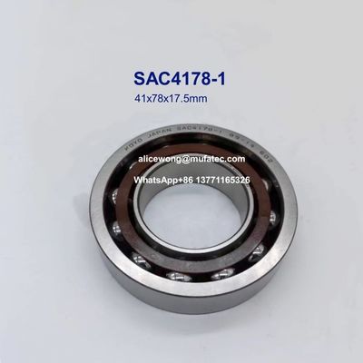 SAC4178-1 automotive gearbox bearings nylon cage single row ball bearings 41x78x17.5mm