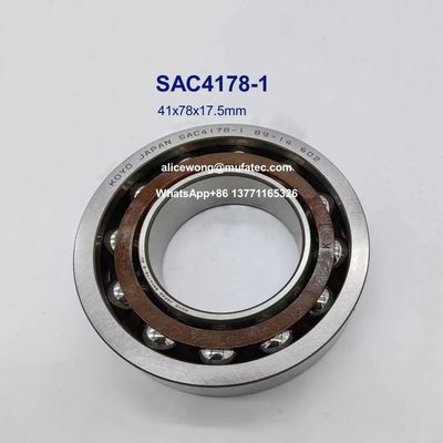 SAC4178-1 automotive gearbox bearings nylon cage single row ball bearings 41x78x17.5mm