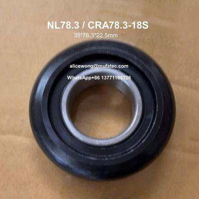 Heavy load ball bearings 35x78.3x22.5mm for fork truck replacement CRA78.3-18S NL78.3
