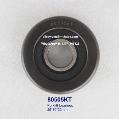 Lift Truck Bearings Fork Truck Bearings with C3 Clearance and P0 Precision Rating 80505KT 25x80x22mm