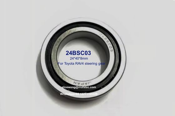 24BSC03 Toyota RAV4 Steering Gear Bearings Vehicle Bearings C3 Clearance Steel Cage Ball Bearings 24x40x8mm