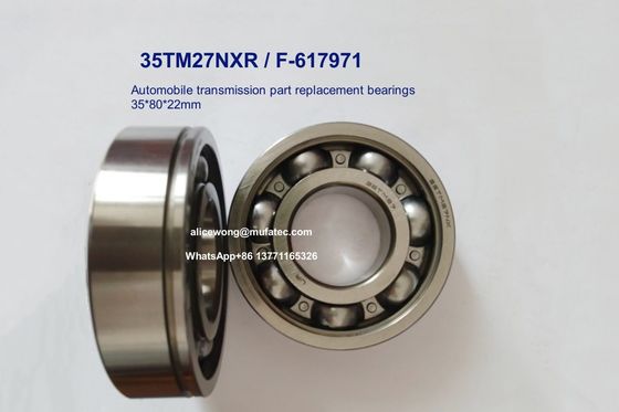 35TM27NXR F-617971 Automobile Electric Transmission Bearings 35x80x22mm Non-standard Deep Groove Ball Bearings