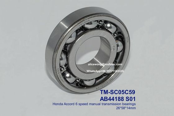 TM-SC05C59 AB44188 S01 Honda Accord 6 Speed Manual Transmission Bearing 26x58x14mm