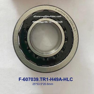 F-607039.TR1-H49A-HLC Ford Motor Transmission Bearing  Nylon Cage Taper Roller Bearings 25x53.5x20.6mm