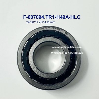 F-607094.TR1-H49A-HLC Ford Motor Transmission Bearing  Nylon Cage Taper Roller Bearings 24x50x11.75/14.25mm