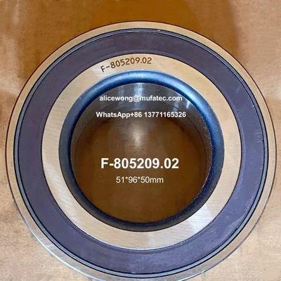 F-805209.02 Angular Contact Ball Bearings 51x96x50mm for Automotive Wheel Hub Part Replacement