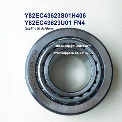 Y82EC43623S01H406/Y82EC43623U01FN4 Inch Taper Roller Bearings 34x72x19.8/25mm For Automotive Transfer Case Bearings